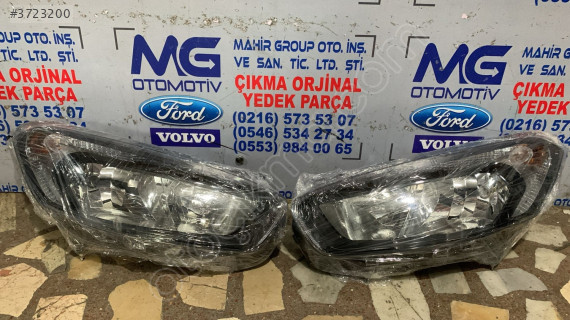 FORD COURİER SAĞ-SOL FAR SİYAH ORJİNAL ÇIKMA 2018-2023