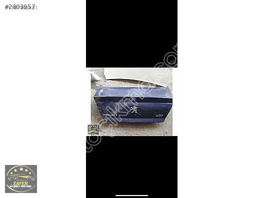 PEUGEOT 407 BAGAJ KAPAĞI ZAFER OTO'DAN