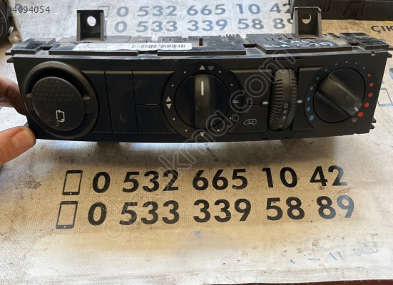 ÇIKMA MERCEDES SPRINTER 5HB 009 011 02 KLİMA KONTROL PANELİ