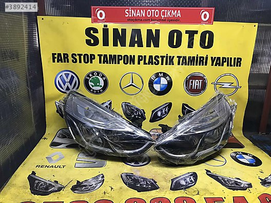 RENAULT CLİO 4 SAĞ SOL FAR ORJİNAL ÇIKMA TEMİZ