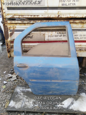 DACİA LOGAN ÇIKMA ORJİNAL DOLU SAĞ ARKA KAPI 2005-2012