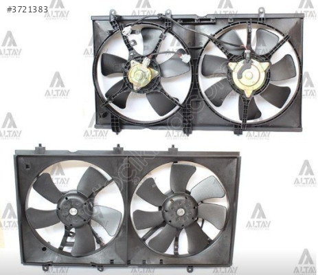 FAN RADYATÖR (ÇİFTLİ-KOMPLE) MİTSUBİSHİ LANCER 03-07