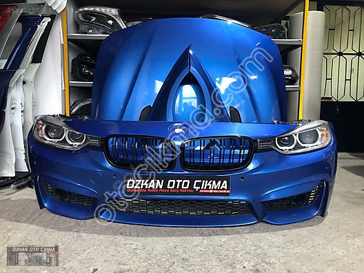 Bmw 3 Serisi M3 F30 Mavi Ön Set Kaput Tampon - Kusursuz