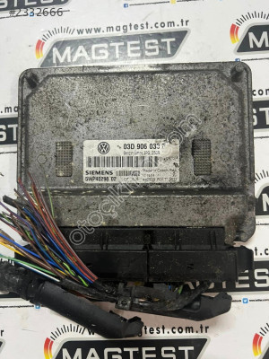 VW Polo 1.2 Motor Beyni 5WP4029802 03D906033F