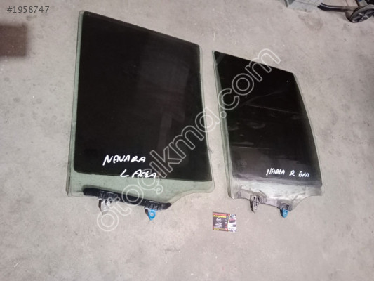 Nissan Navara Sağ & Sol Arka Kapı Camı ÇIKMA 2010-2013