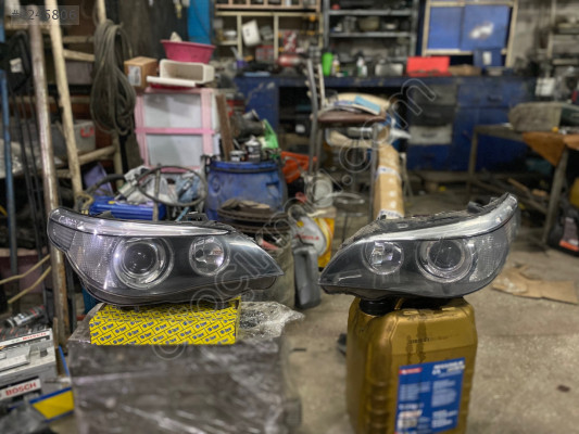 BMW E60 5KASA SAĞ SOL FAR TAKIMI YAN SANAYİ