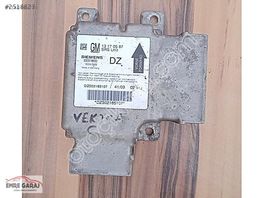 13170587 Opel Vectra C Airbag Beyni