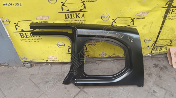 OPEL COMBO E SOL ARKA ÇAMURLUK ÜST SACI ÇIKMA ORJİNAL YEDEK PARÇA