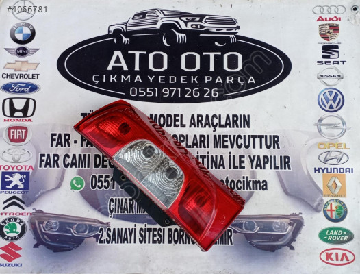 FİAT FİORİNO ORJİNAL CIKMA SAĞ STOP