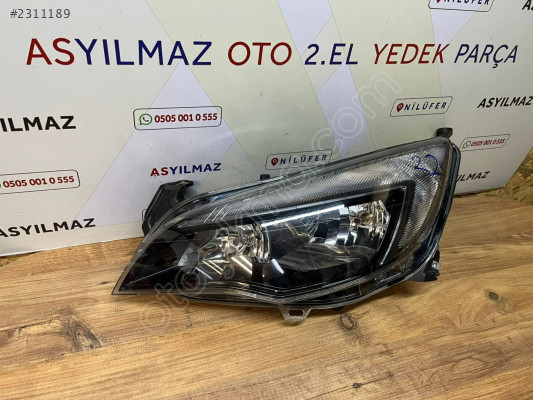 OPEL ASTRA J SOL FAR ORJİNAL HATASIZ DÜZ TİP