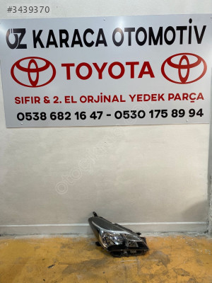 2012-2018 TOYOTA YARİS ÇIKMA ORJİNAL HATASIZ SAĞ ÖN FAR