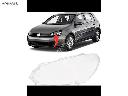 Volkswagen Golf 6 Modeli İçin Sol Far Camı