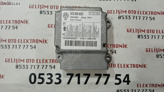 5C0959655C 5WK44285 VW GOLF JETTA IV 2011-2014 AIRBAG BEYNİ