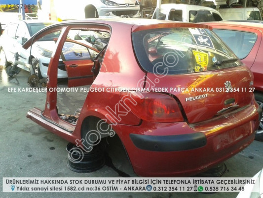 peugeot 307 çıkma kesme tavan