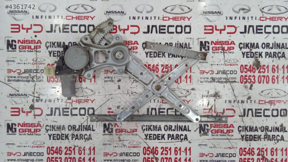 NİSSAN X-TRAİL T32 SOL ARKA KAPI CAM MEKANİZMASI ÇIKMA 14-21