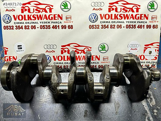 VOLKSWAGEN CADDY ÇIKMA ORJİNAL KRANK MİLİ 4 BALTA 038L