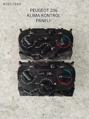 PEUGEOT 206 KLİMA VE KALORİFER KONTROL PANELİ