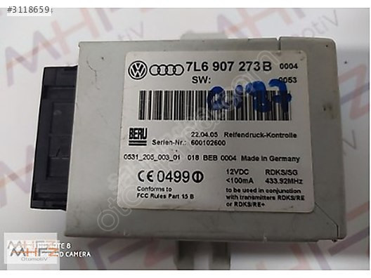 WV TOUAREG LASTİK BASİNC KONTROL UNİTESİ 7L6907273B