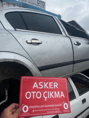 Opel Astra H sedan sağ arka kapı gri renk