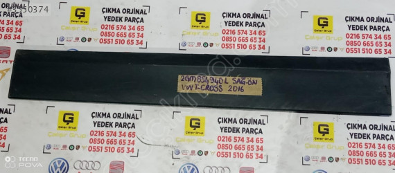 VOLKSWAGEN T-CROSS 2016-2025 SAĞ ÖN KAPI BANDI OEM 2gm854940l