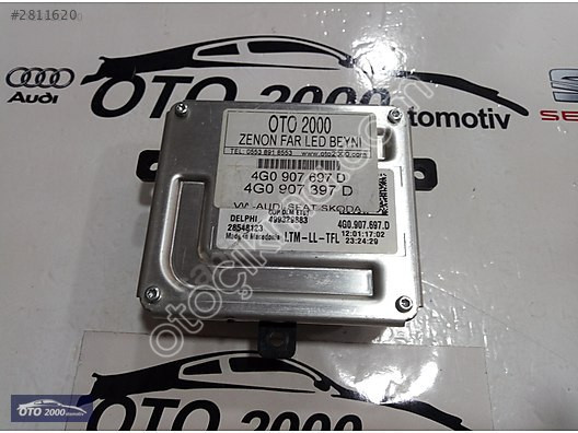 4G0907697D AUDİ A4 A5 A6 Q3 Q5 2013- FAR LED BEYNİ