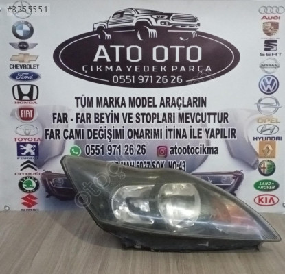 FORD FOCUS 2.5 ORJİNAL ÇIKMA SAĞ  FAR