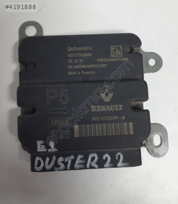 dacia duster 2022 çıkma orjinal airbag beyni (son fiyat)