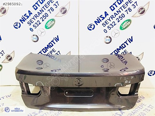 BMW 3 SERİSİ F30 KASA BAGAJ KAPAĞI METALİK FÜME ORJ ÇIKMA