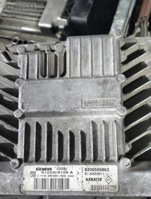 Megane 1.5 DCI Motor Beyni S122326109A 8200565863 8200592611