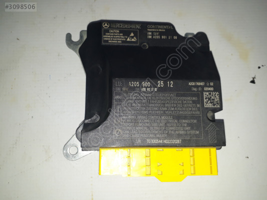 Mercedes C 205 BEYİN AIRBAG A2059002512