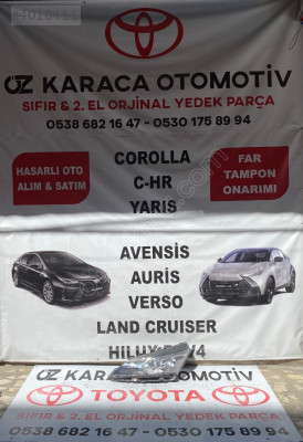2013-2017 TOYOTA VERSO ÇIKMA ORJİNAL SOL ÖN FAR