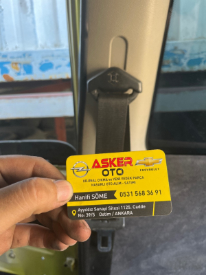 Corsa b sağ emniyet kemeri