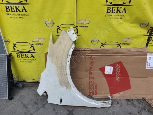 OPEL MOKKA SAĞ ÖN ÇAMURLUK BEYAZ ÇIKMA ORJİNAL YEDEK PARÇA