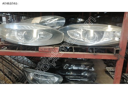 Fluence Model Renault için Çıkma Takım Far Seti