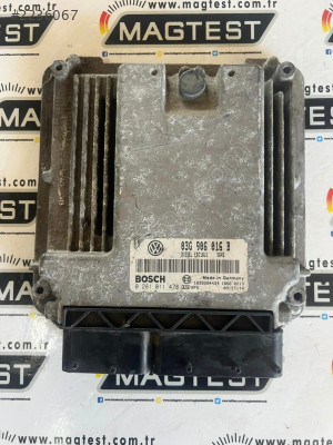 VW Golf 1.9 Motor Beyini - 0281011478 - 03G906016B - EDC16U1