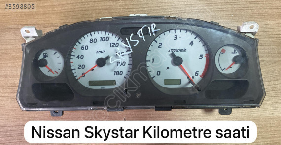 NİSSAN SKYSTAR KİLOMETRE SAATİ !!!!