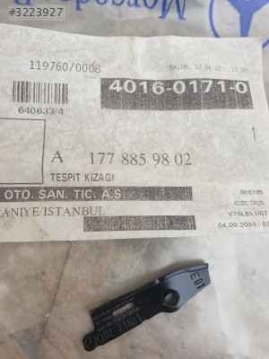 Mercedes a class ön tampon braketi orjinal sifir  a1778859802