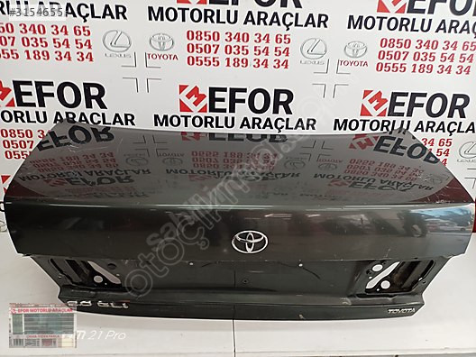 TOYOTA CORONA BAGAJ KAPAĞI ÇIKMA ORİJİNAL PARÇA 1992-1995