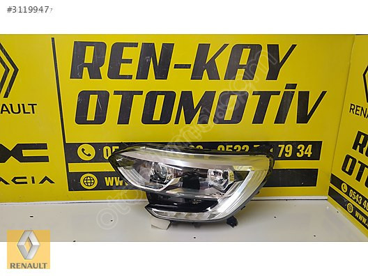 260609985R RENAULT MEGAN 4 SOL FAR SARI SOKETLİ ÇIKMA ORJ RENKAY