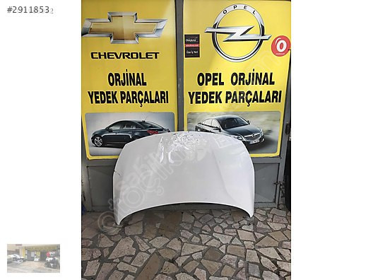 Opel astra k beyaz renk çıkma ön kaput ORJİNAL OTO OPEL