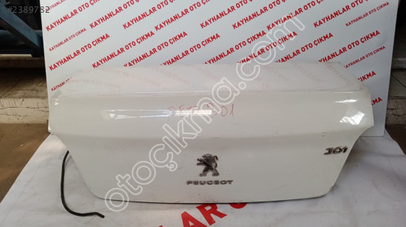 PEUGEOT 301 BEYAZ BAGAJ KAPAĞI KAYHANLAR OTO ÇIKMA