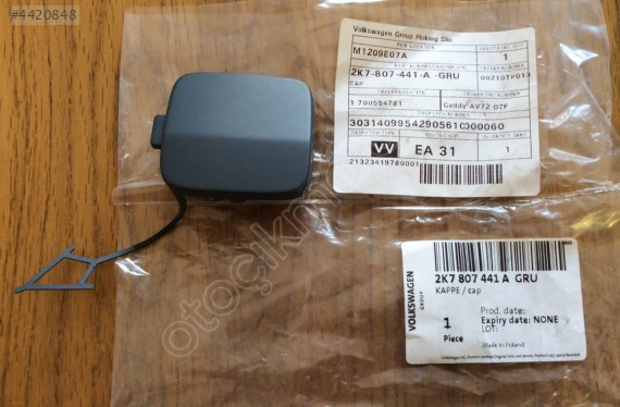 VW CADDY 21-26 ARKA ÇEKİ DEMİR KAPAĞI 2K7807441A