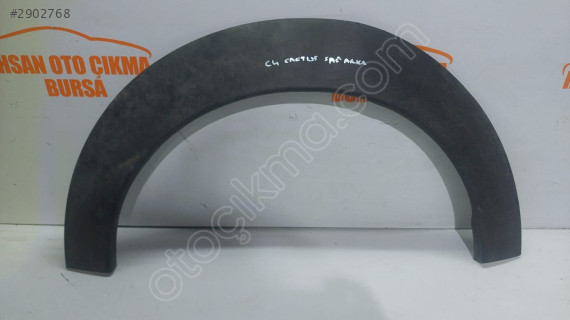 Sag arka çamurluk kaplaması dodik citroen c4 cactus  9801554380
