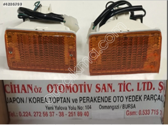 MITSUBISHI SİNYAL TAMPON SAĞ-SOL L300 1985-1988.