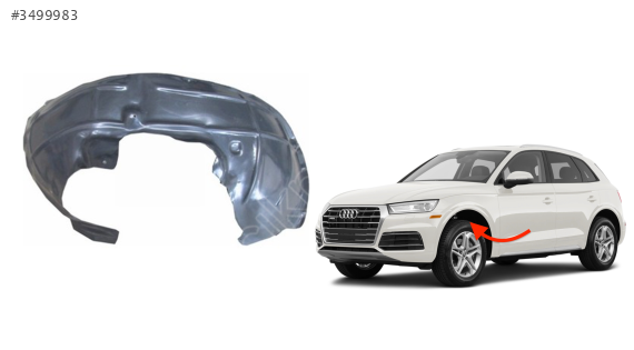 80A821171E AUDI Q5 18-20 CAMURLUK DAVLUMBAZI ON SOL .