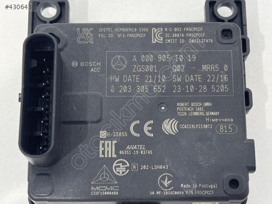 A0009051019 MERCEDES C CLASS W206 RADAR BEYNİ