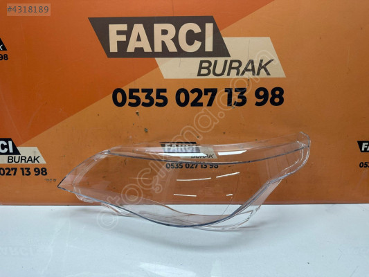 BMW 5 SERİSİ E60 SOL FAR CAMI KAŞSIZ SIFIR 2003-2010