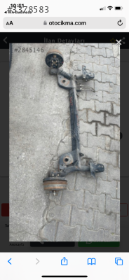 Renault Symbol arka dingil