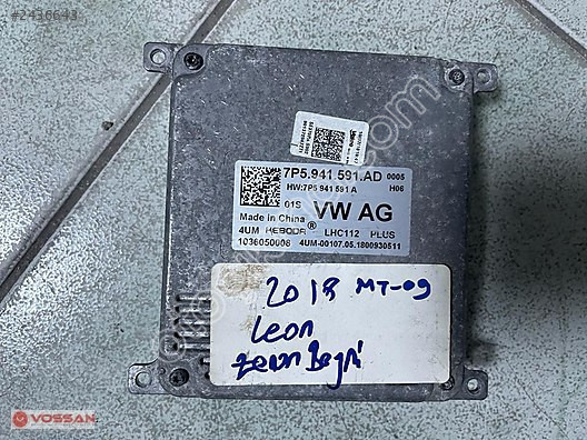 Volkswagen Far Beyni 7P5941591AD Leon Orjinal Çıkma Parça
