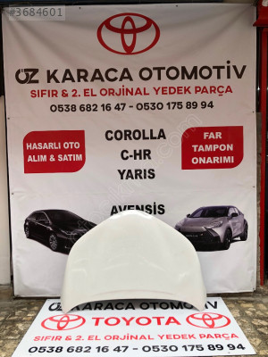 2016-2022 TOYOTA C-HR ÇIKMA ORJİNAL ÖN KAPUT
